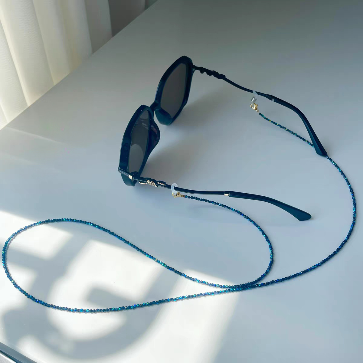 Eyeglasses Chain Sparkling Blu - Mask Chain Holder review and price