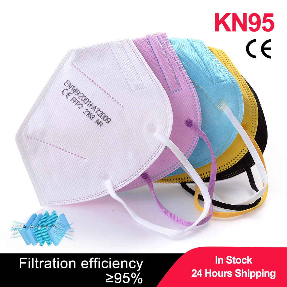 100pcs Kids mascarillas fpp2 B - Black Face Mask Pack review and price