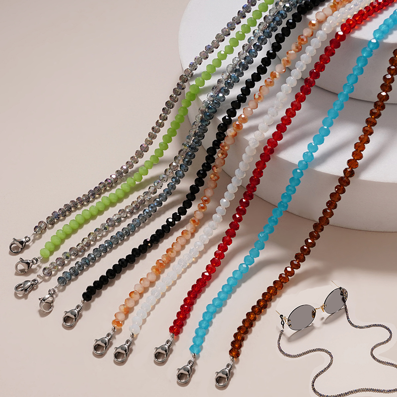 Crystal Glasses Chain For Wome - Mask Chain Holder review and price