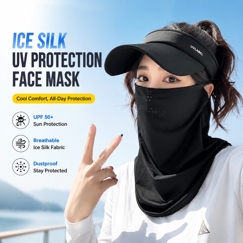 Men's Women's Ice Silk UV Prot - Sports Mask Breathable review and price