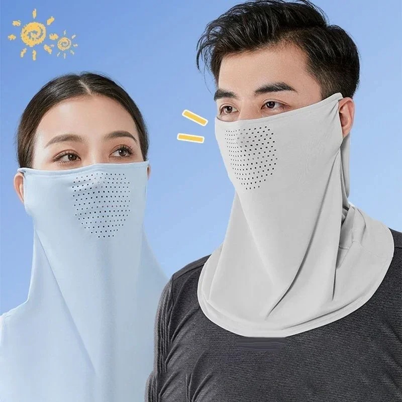 Men's Women's Ice Silk UV Prot - Sports Mask Breathable review and price
