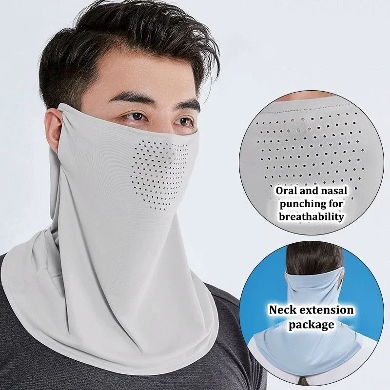 Men's Women's Ice Silk UV Prot - Sports Mask Breathable review and price