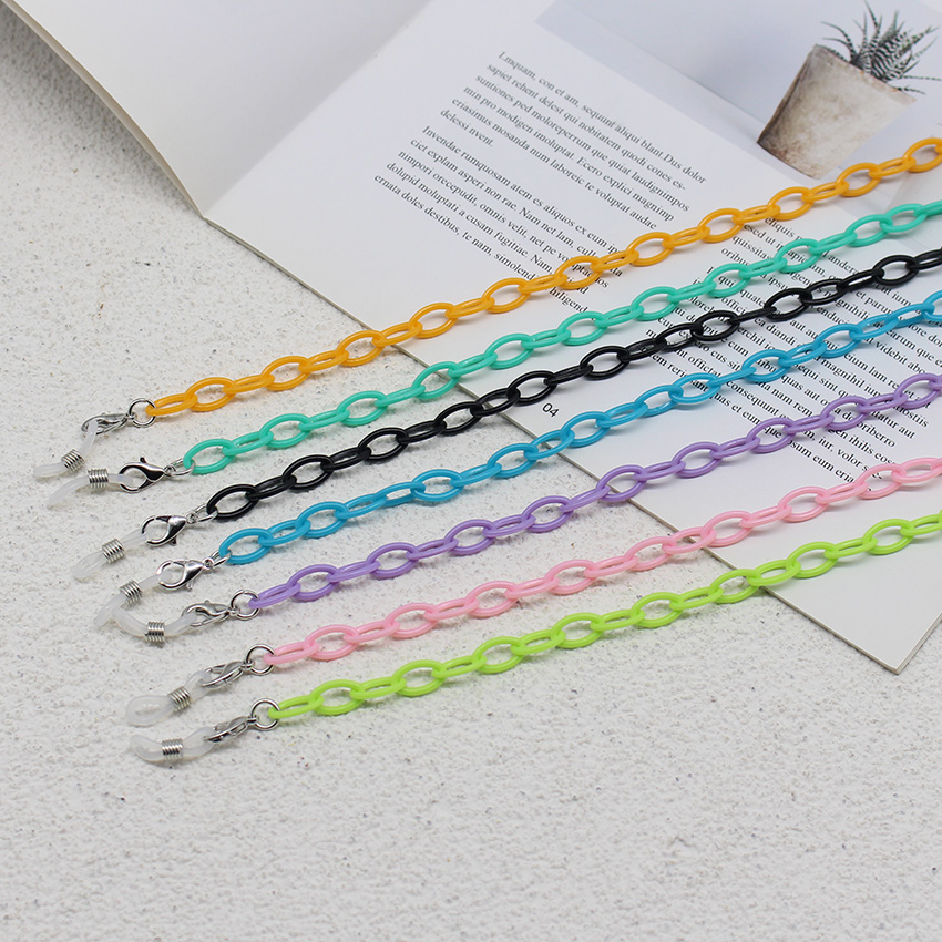 Children Colorful Acrylic Glas - Mask Chain Holder review and price