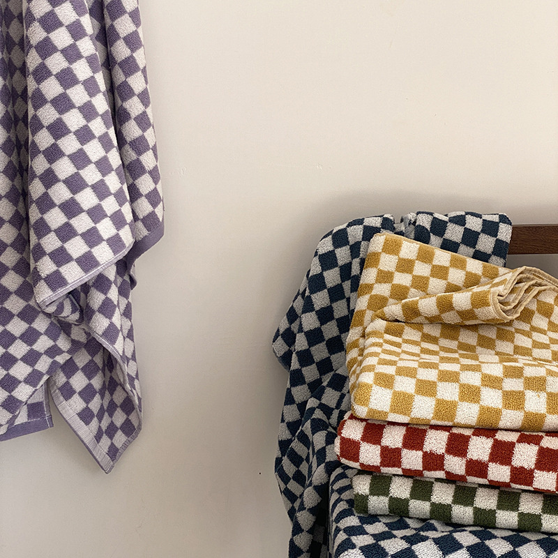Retro Checkerboard Plaid Long- - Cloth Face Mask Washable review and price