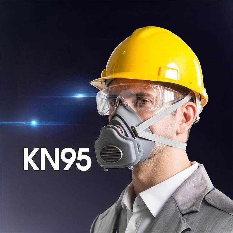 Half Face Dust Mask Dust Respi - Kn95 Respirator Mask review and price