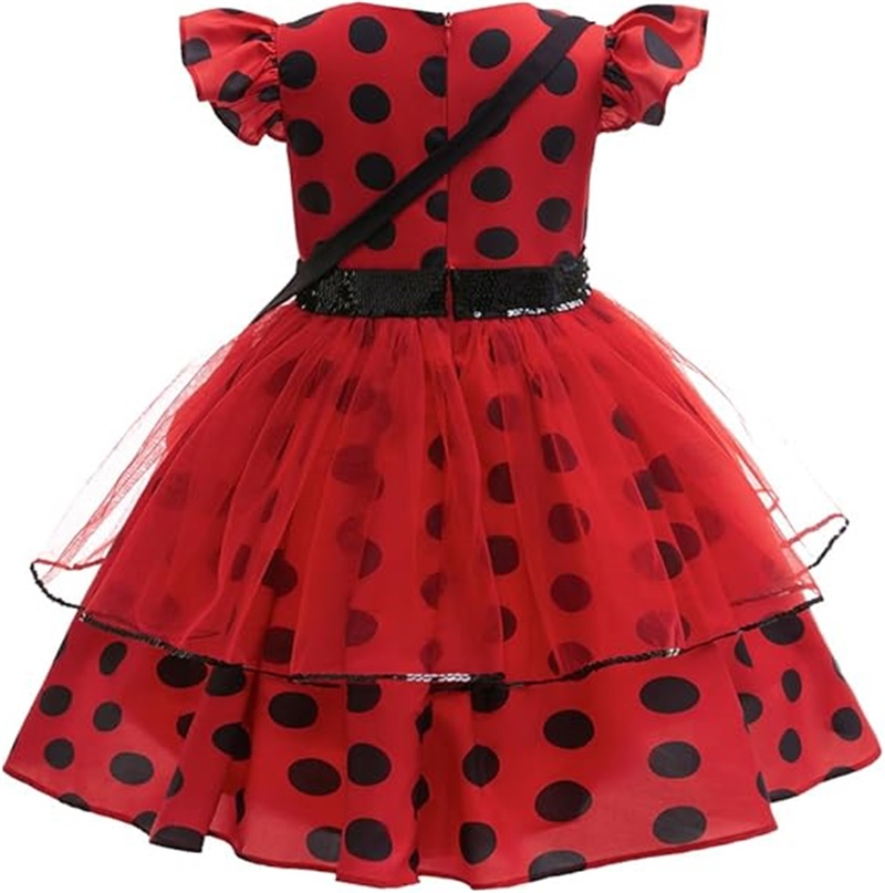 Girls Cosplay Costume Polka Do - Kids Face Mask review and price
