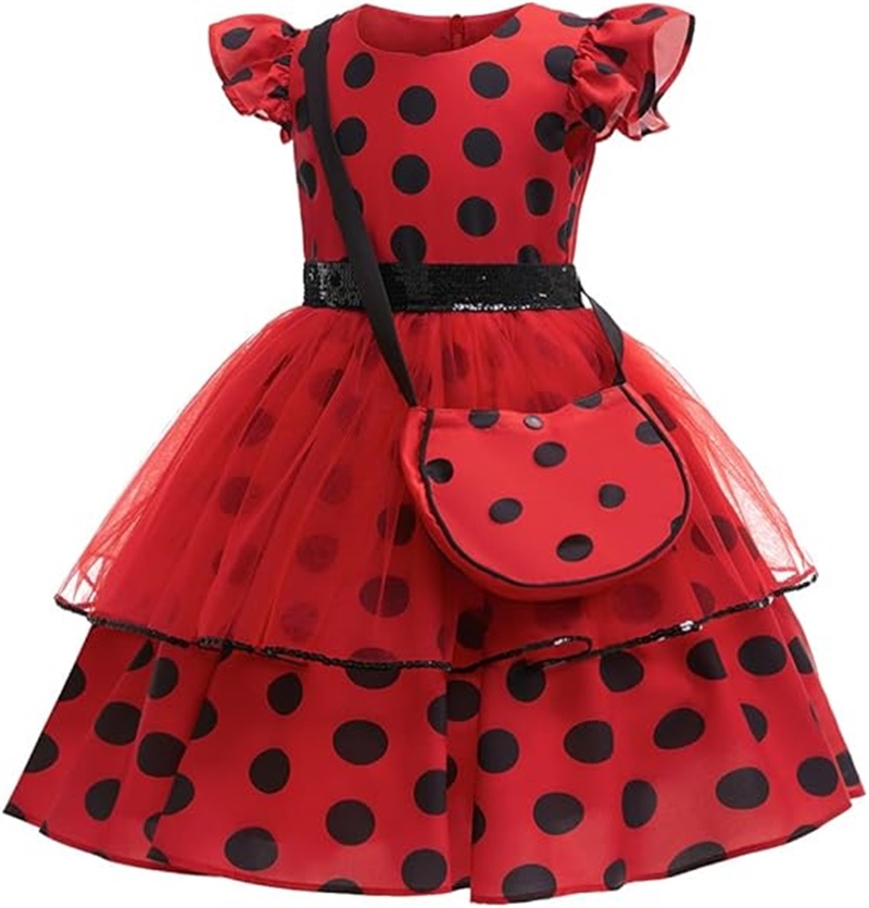 Girls Cosplay Costume Polka Do - Kids Face Mask review and price