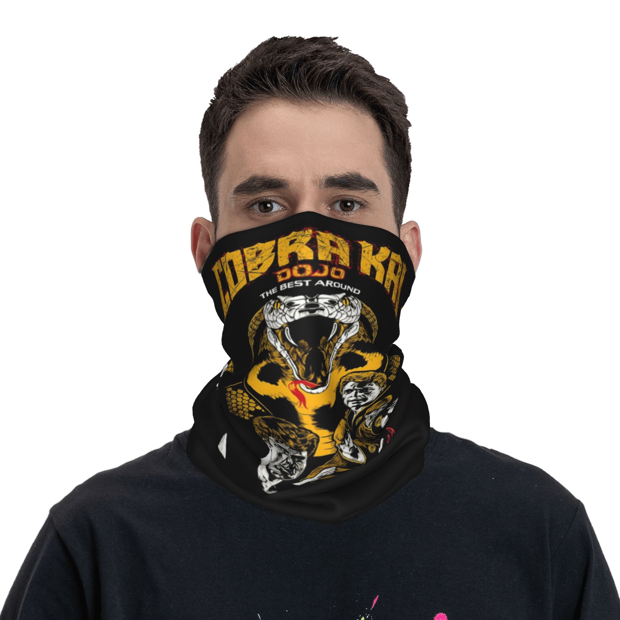 Custom Cobra Kai Bandana Neck  - Neck Gaiter Face Cover review and price