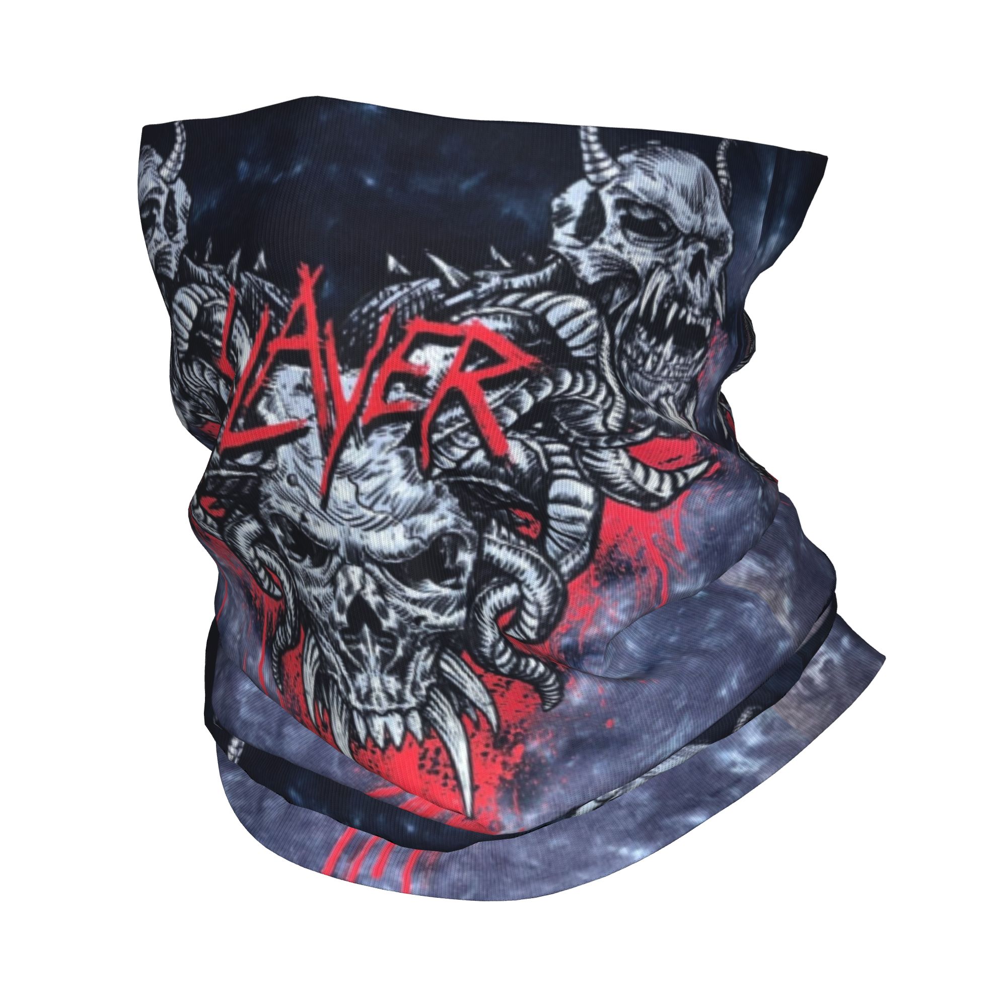 Custom Heavy Metal Rock  Slaye - Neck Gaiter Face Cover review and price