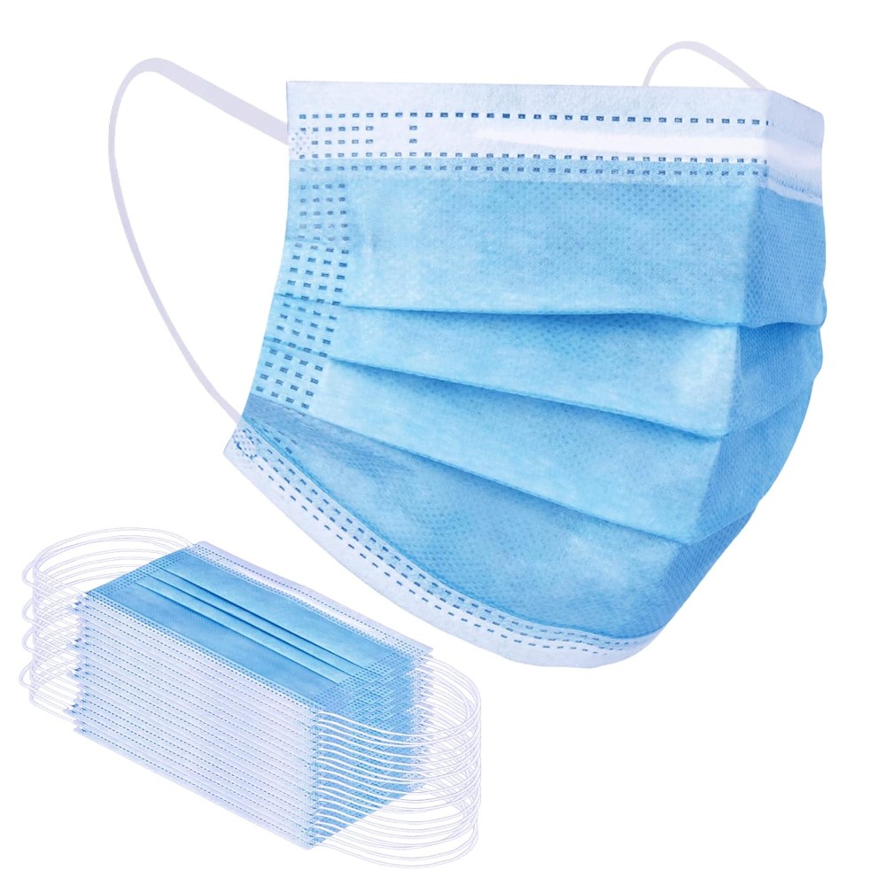 Blue Disposable Face Mask 100  - Disposable Mask Blue review and price