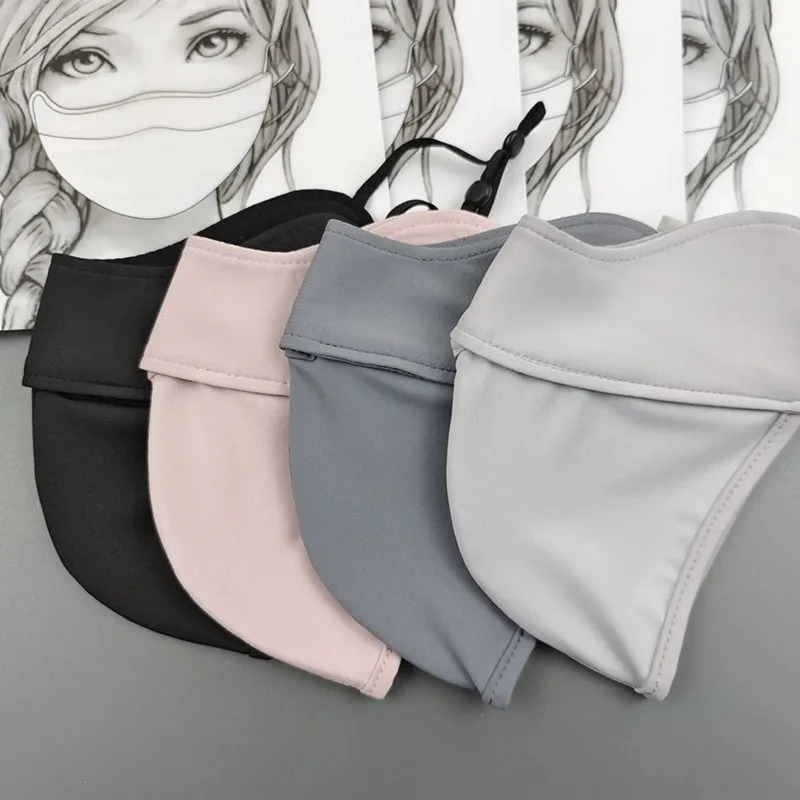 UV Protection Solid Ice Silk F - Sports Mask Breathable review and price