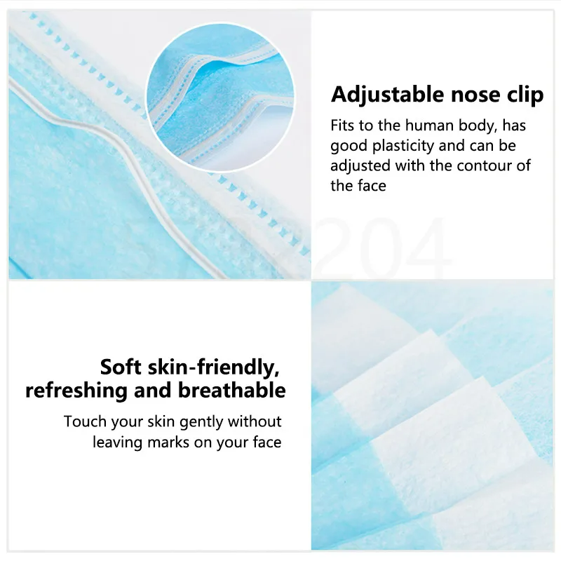 100/200pcs Nipah Virus Persona - Disposable Surgical Mask review and price
