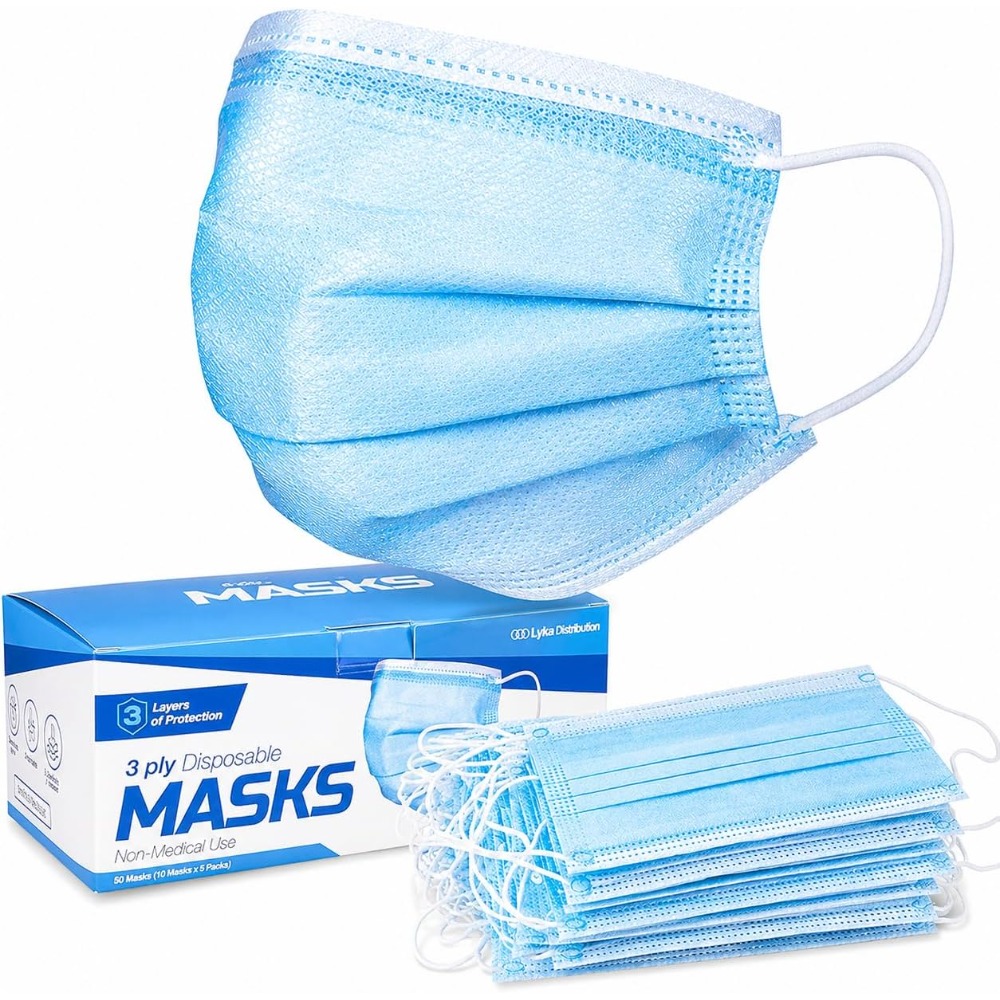 Face Mask - High Quality Blue  - Disposable Mask Blue review and price