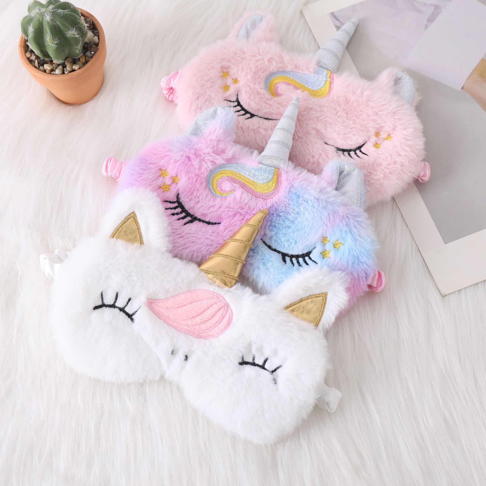 Soft Plush Sleeping Eye Masks  - Kids Face Mask review and price