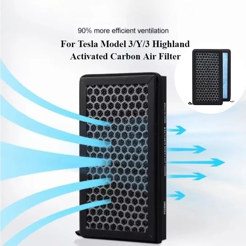 For Tesla Model 3/Y/3 Highland - Filter Replacement N95 review and price