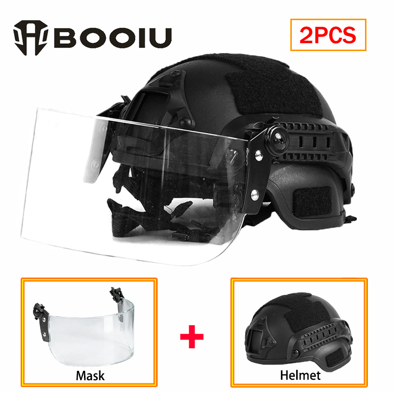 BOOIU New Tactical Helmet Face - Kids Face Mask review and price