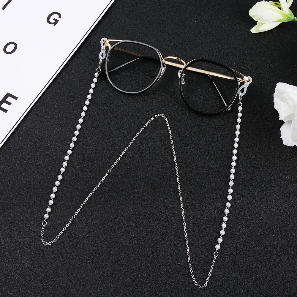 Fashion Flower Beads Eyeglass  - Mask Chain Holder review and price