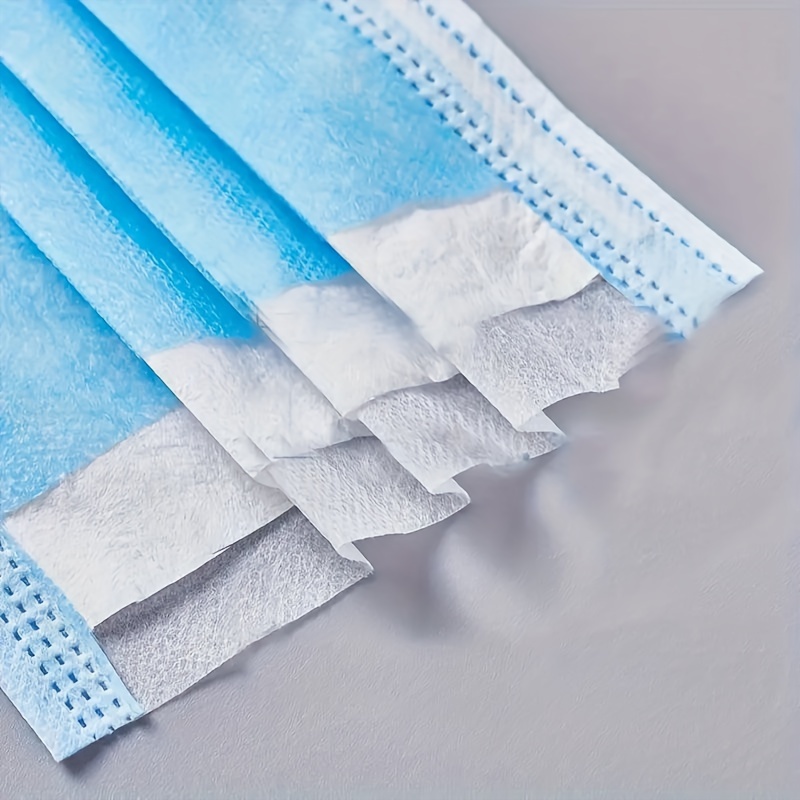 200Pcs Thickened Blue Disposab - Disposable Mask Blue review and price
