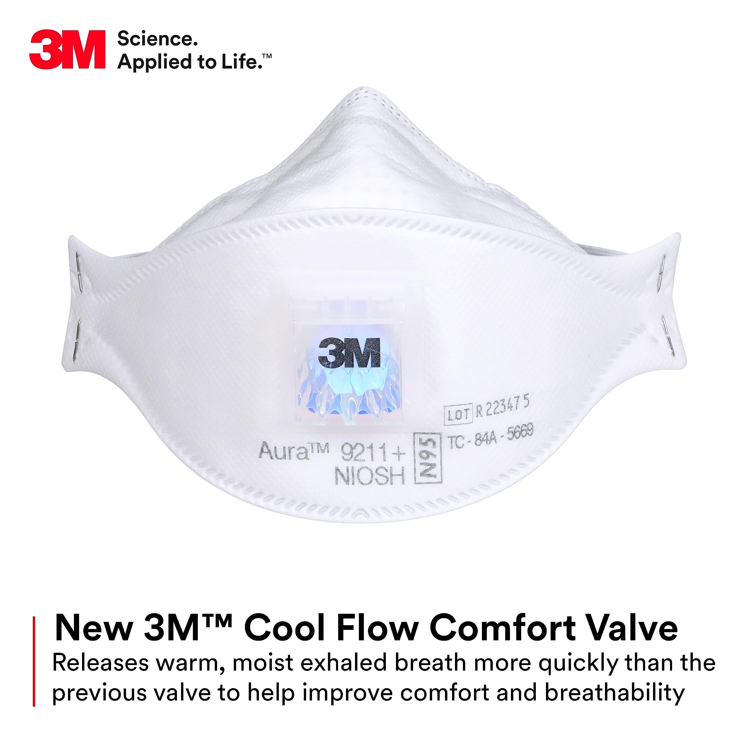 3M Aura 9211+ Particulate Resp - Kn95 Respirator Mask review and price