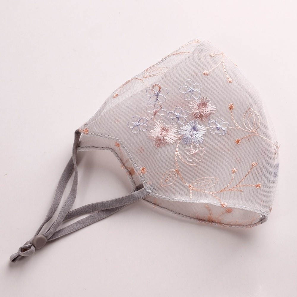 Classical Embroider Flower Vei - Cloth Face Mask Washable review and price