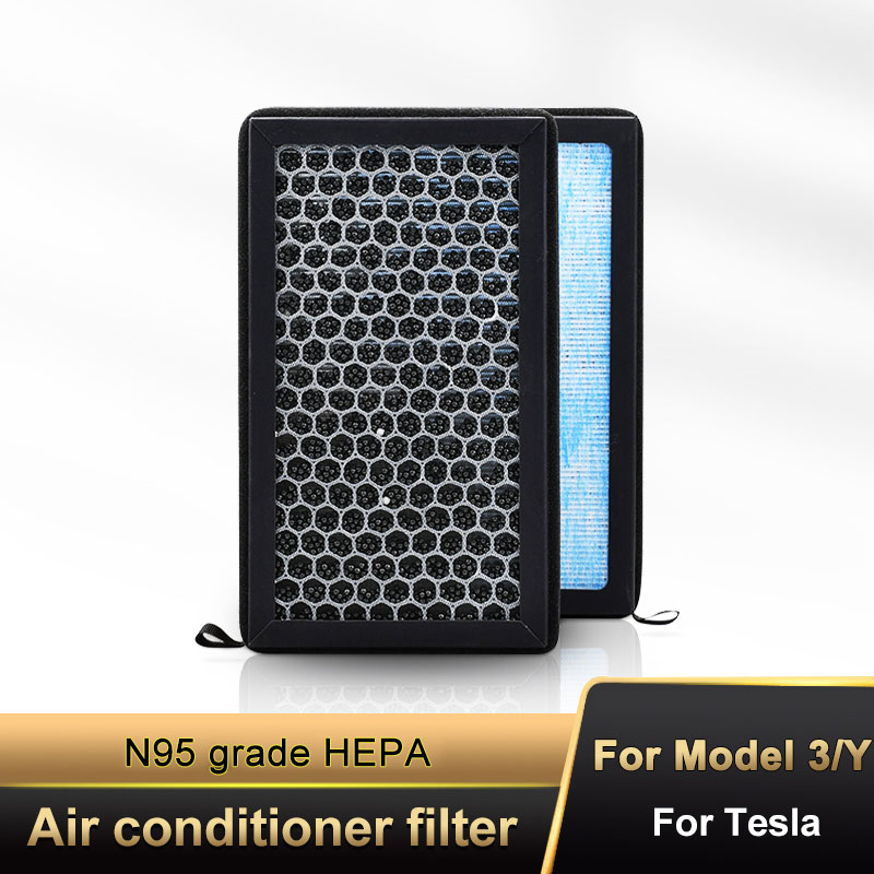 2pcs For Tesla Model 3 Model Y - Filter Replacement N95 review and price