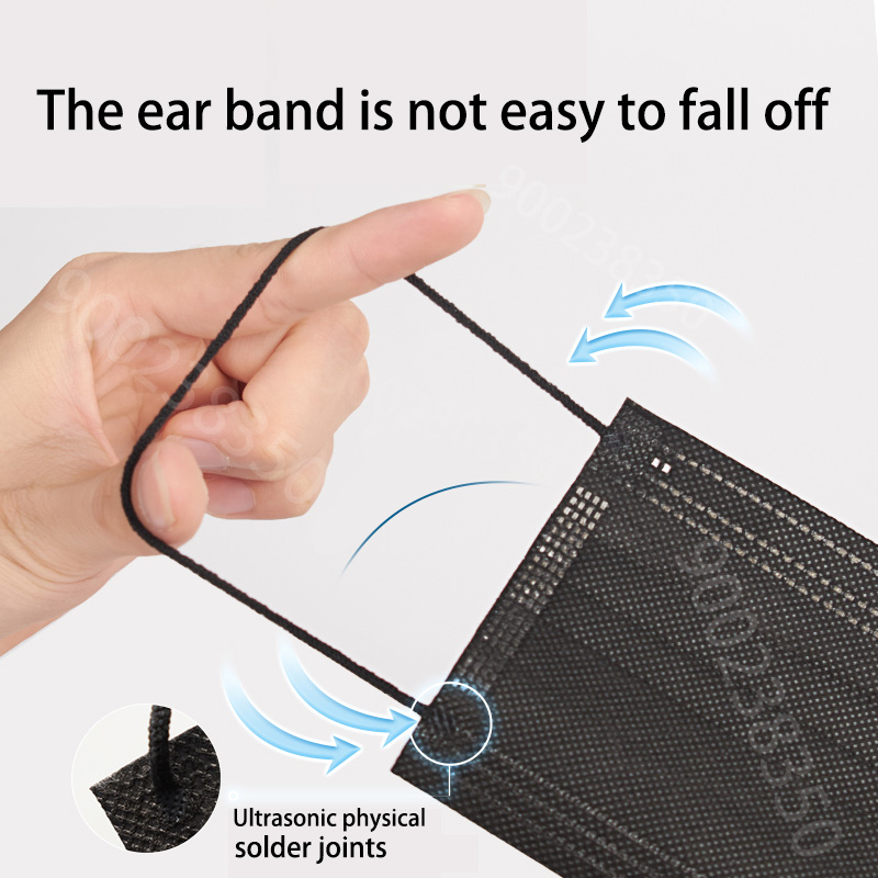 50-500pcs Black Disposable Cer - Disposable Surgical Mask review and price