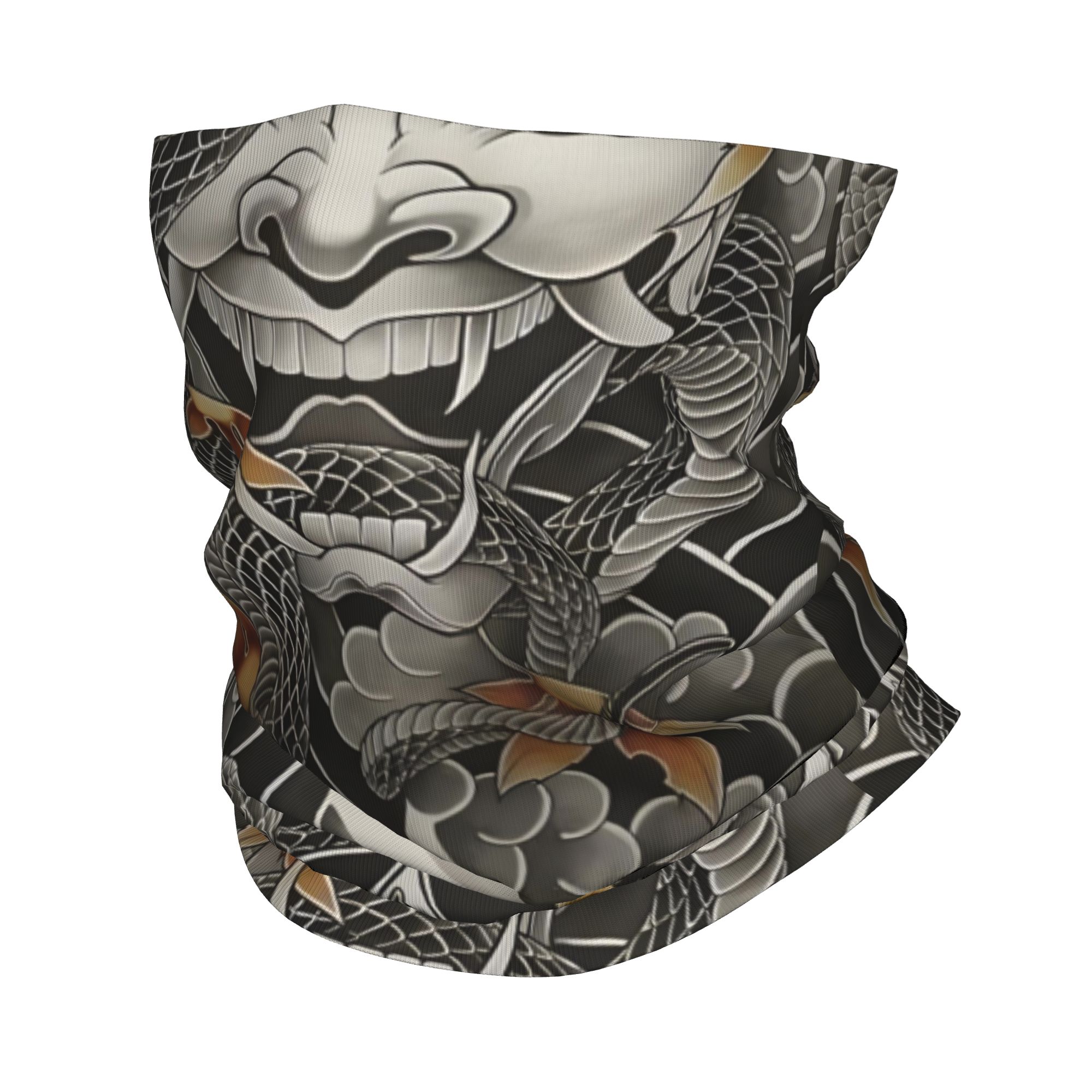 Custom Samurai Oni Demon Banda - Neck Gaiter Face Cover review and price