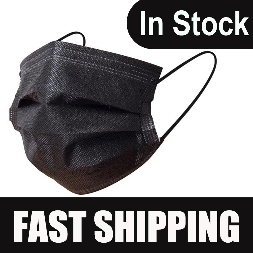 Black Face Mask Mouth Cover Pr - Disposable Surgical Mask review and price