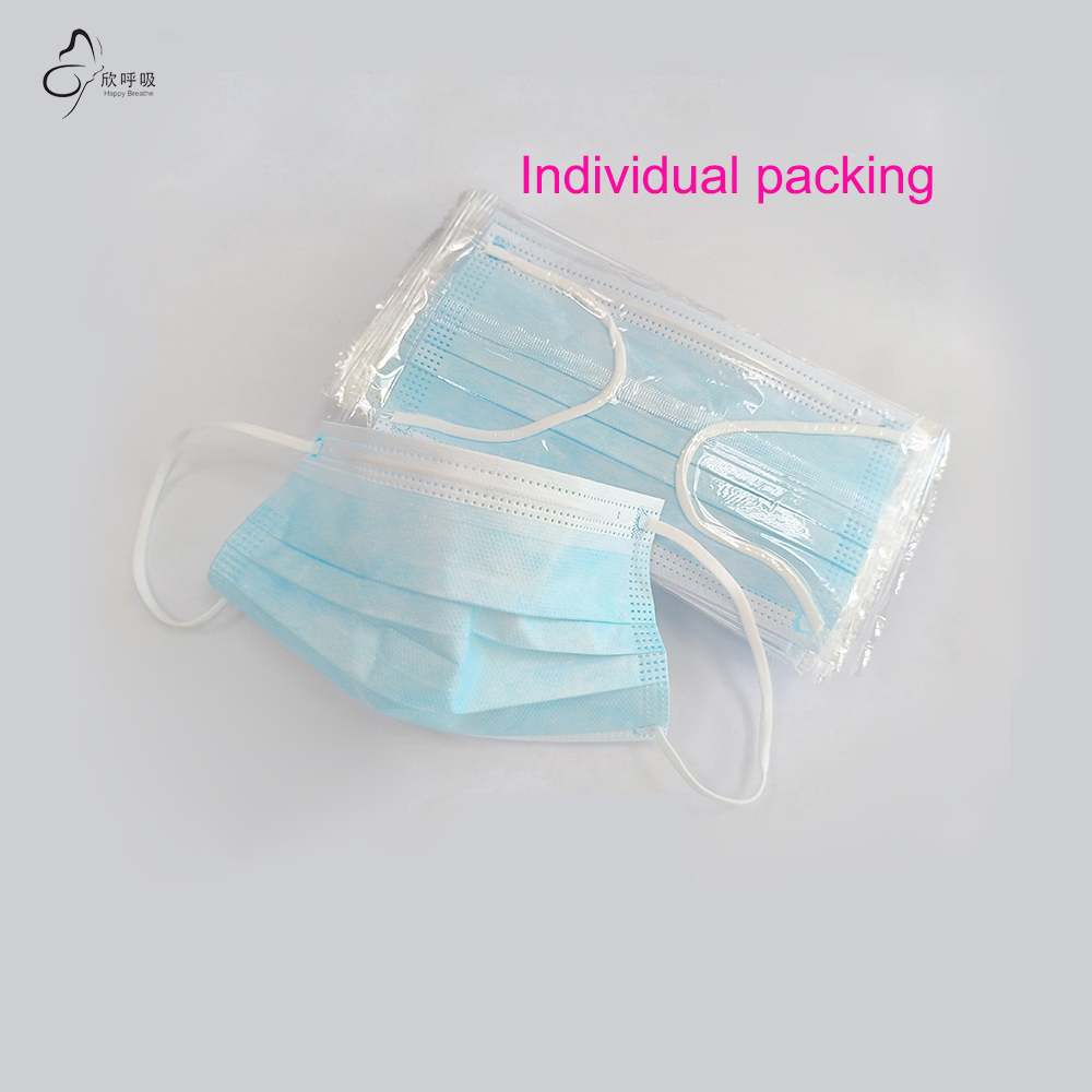 100PCS Blue Big Size Disposabl - Disposable Mask Blue review and price