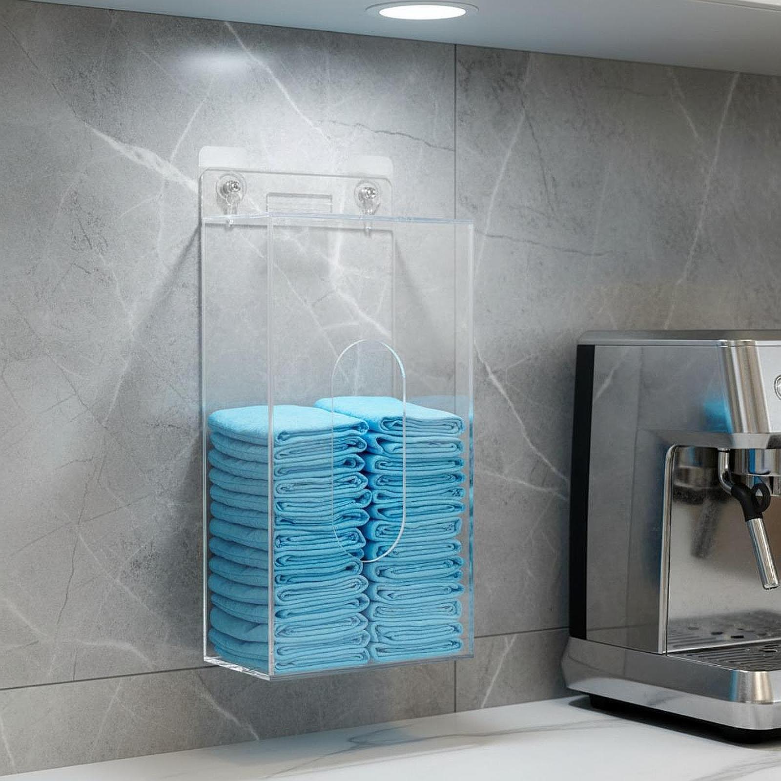 Space Saving Acrylic Glove Box - Face Mask Storage Box review and price