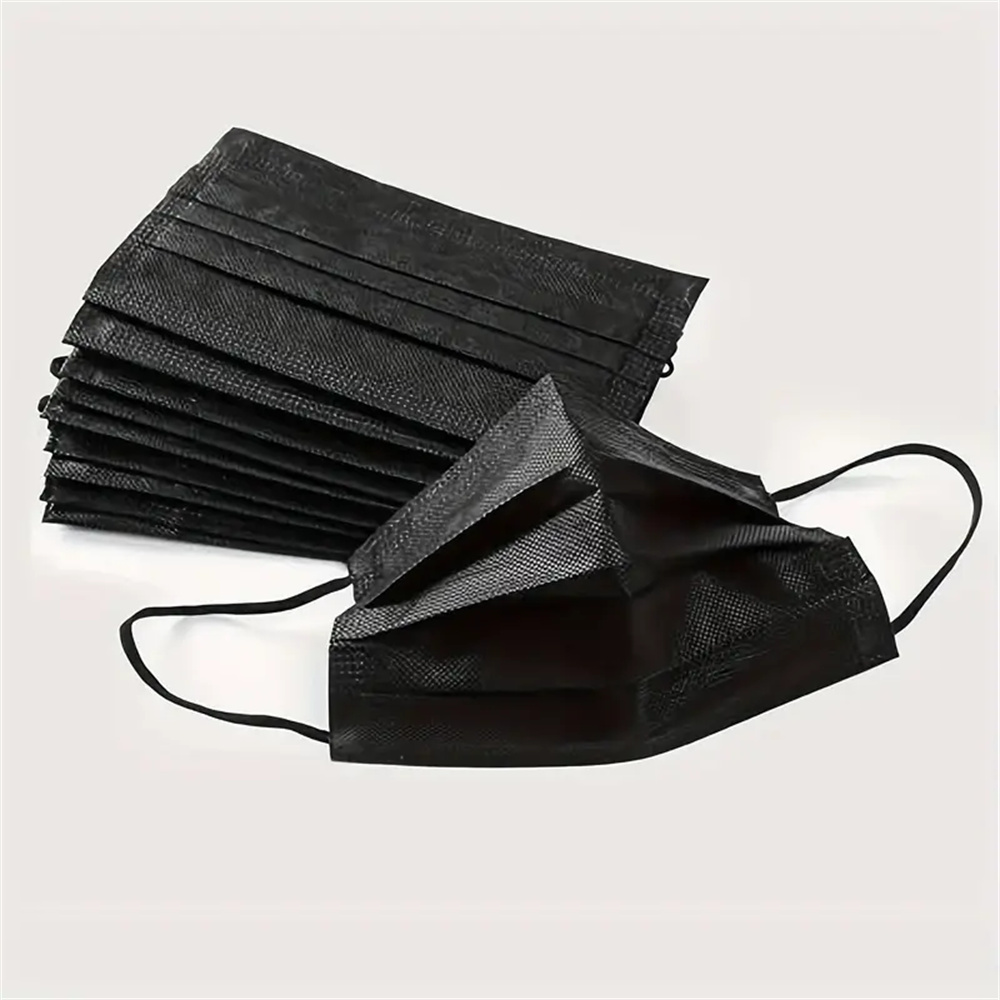50-200pcs Black Disposable Fac - Black Face Mask Pack review and price