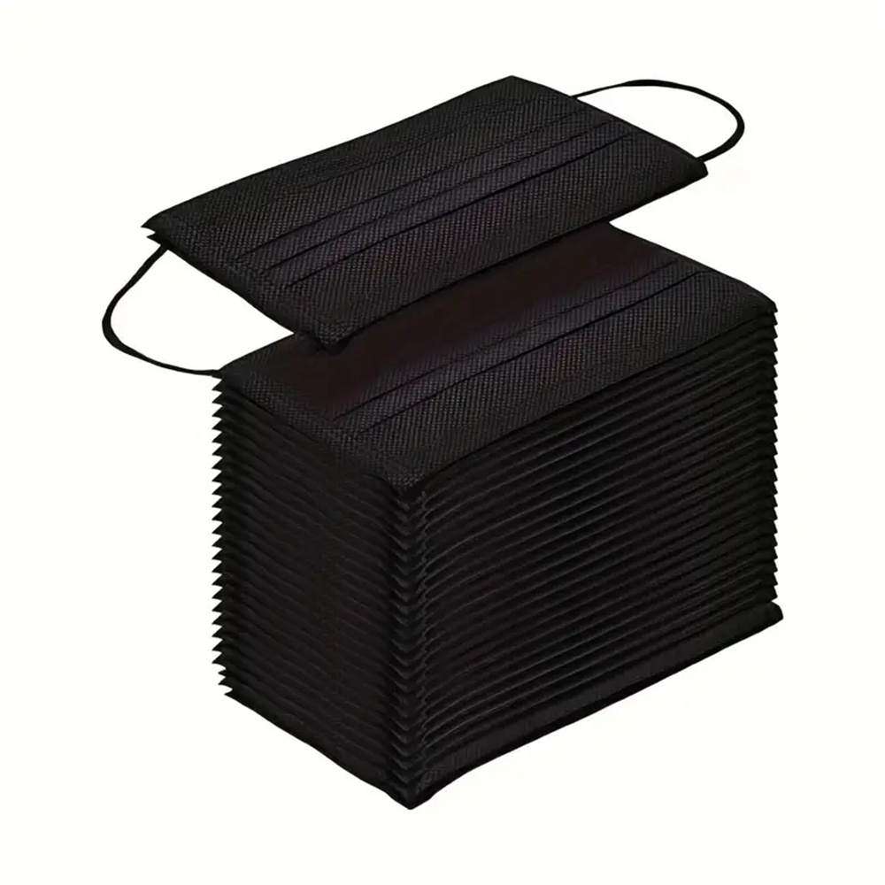 50-200pcs Black Disposable Fac - Black Face Mask Pack review and price
