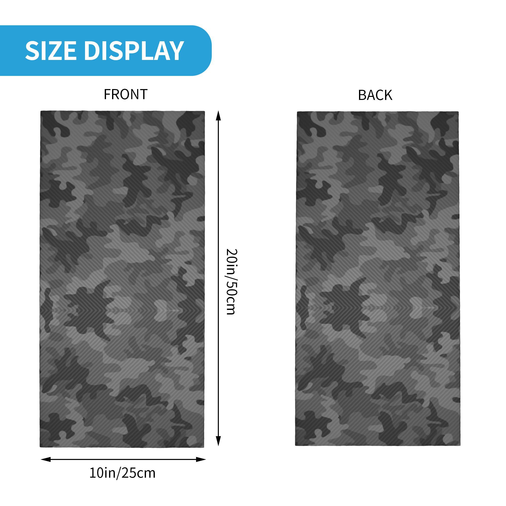 Custom Carbon Camo Bandana Nec - Neck Gaiter Face Cover review and price