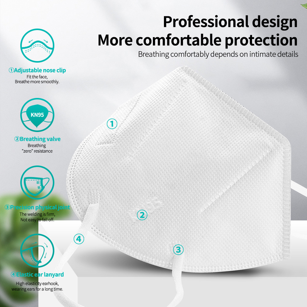 FFP2 Face Mask KN95 Facial Mas - Kn95 Respirator Mask review and price