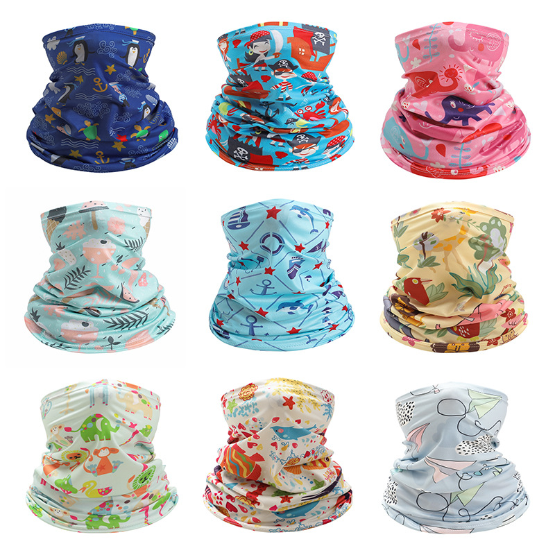 Kids Neck Cover Cute Ice Silk  - Kids Face Mask review and price