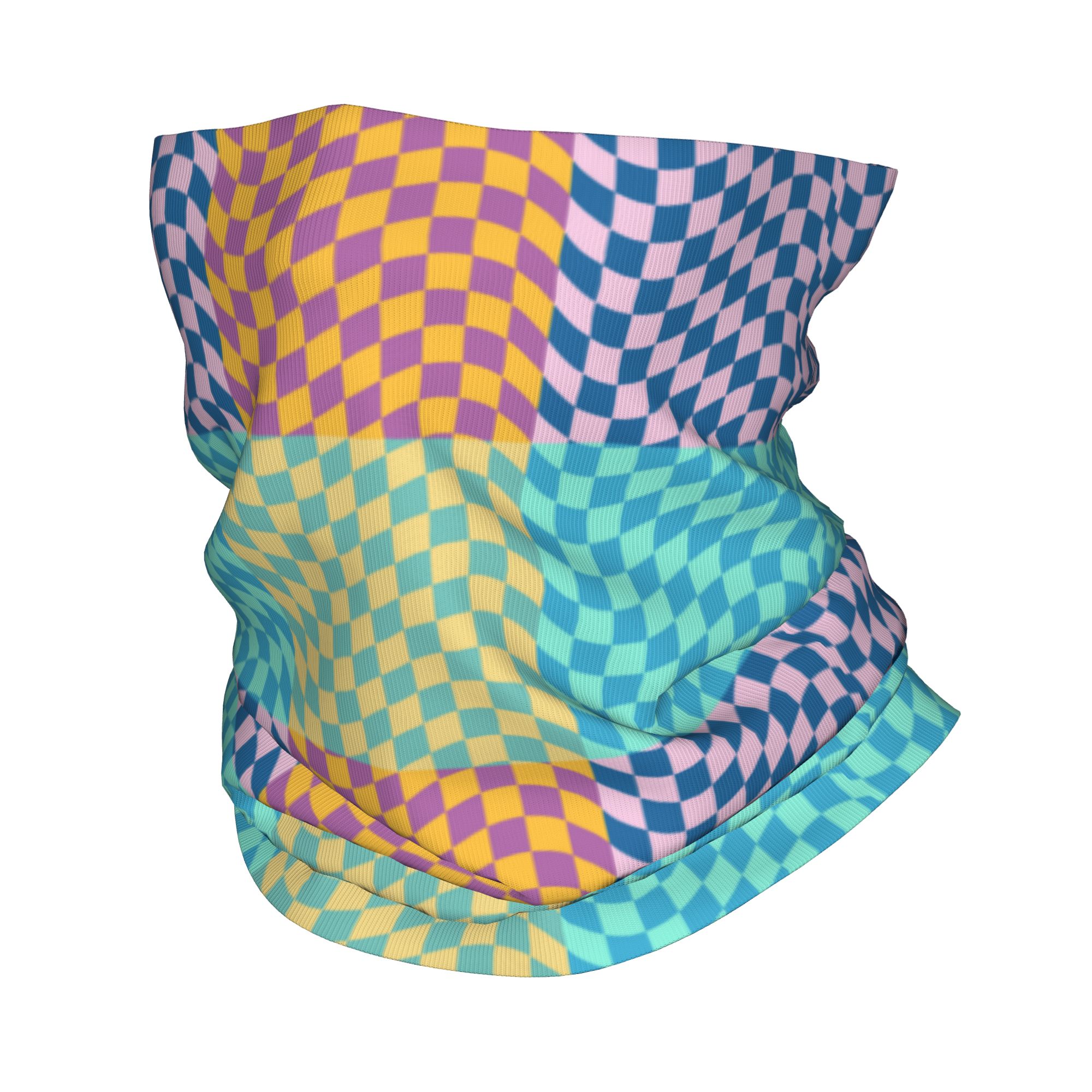 Custom Colored Checkered Banda - Neck Gaiter Face Cover review and price