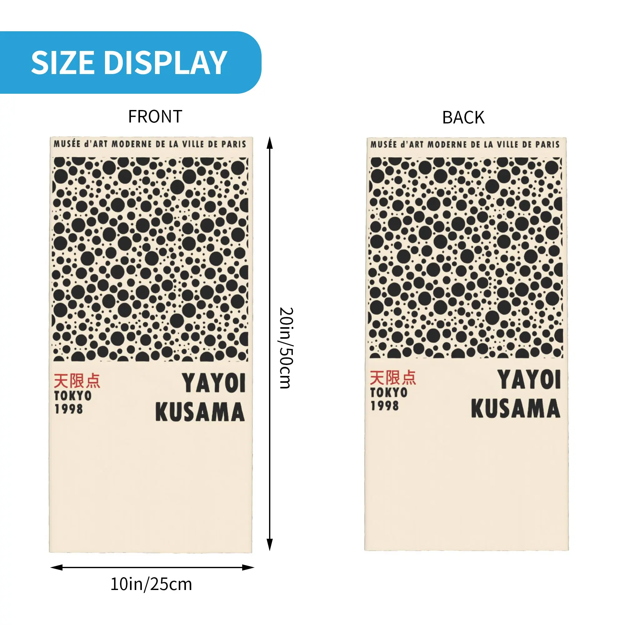Yayoi Kusama Pumpkin Classic A - Neck Gaiter Face Cover review and price