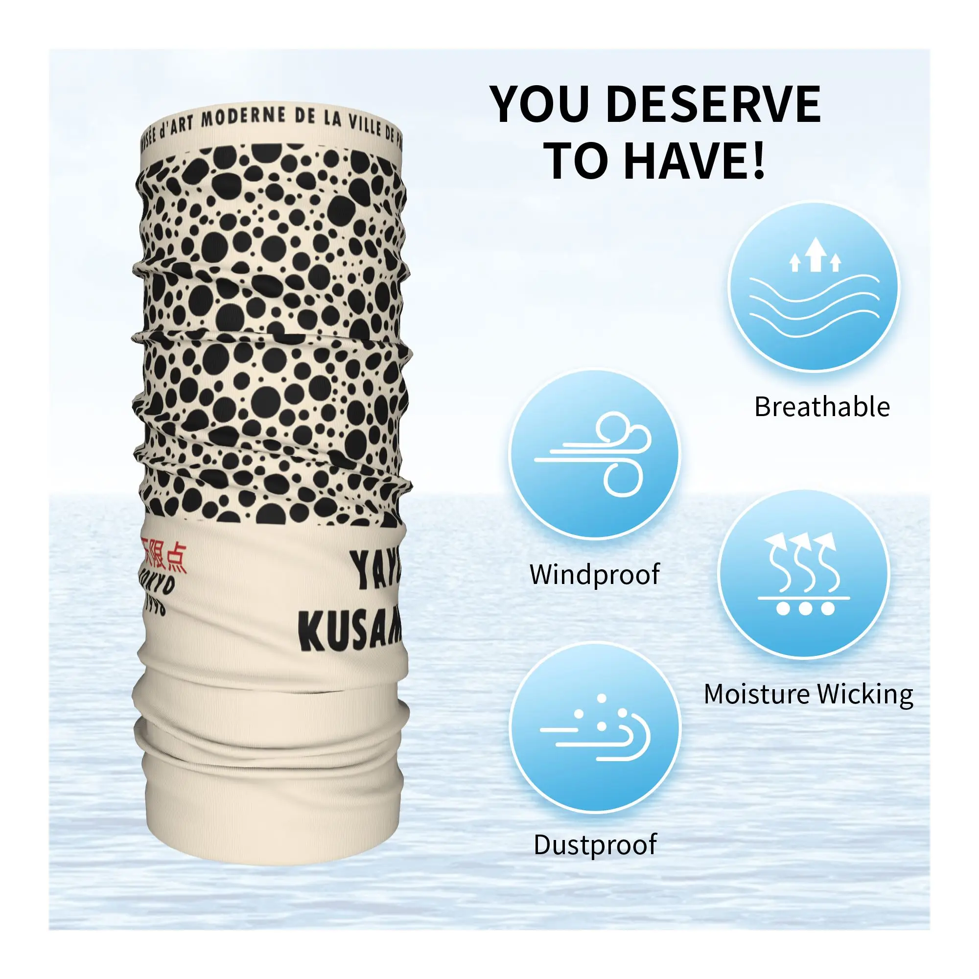 Yayoi Kusama Pumpkin Classic A - Neck Gaiter Face Cover review and price