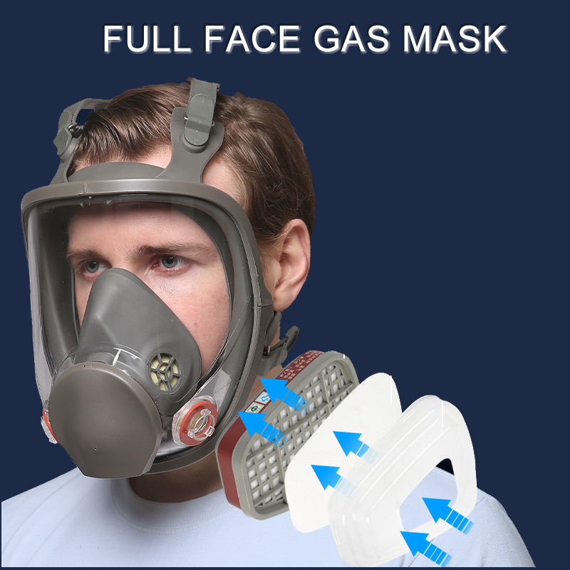 6800 Full Face Gas Respirator  - Dust Mask Construction review and price