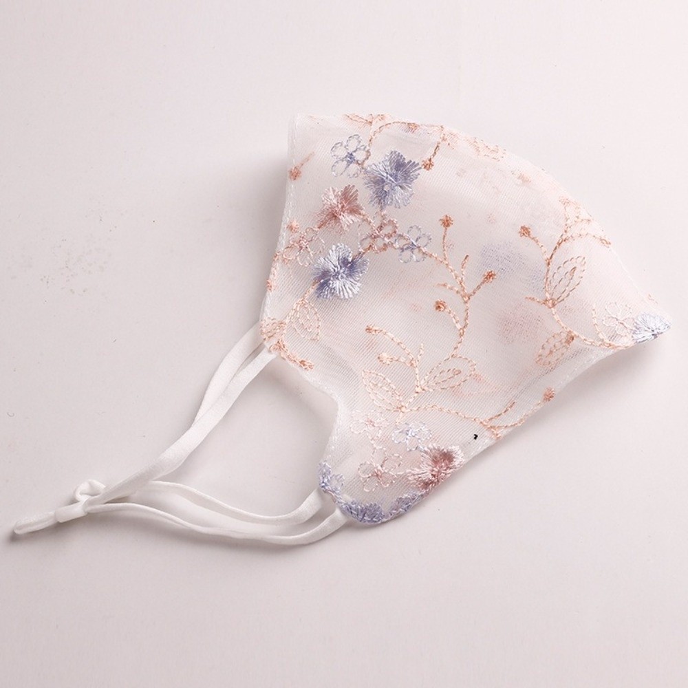 Classical Embroider Flower Vei - Cloth Face Mask Washable review and price