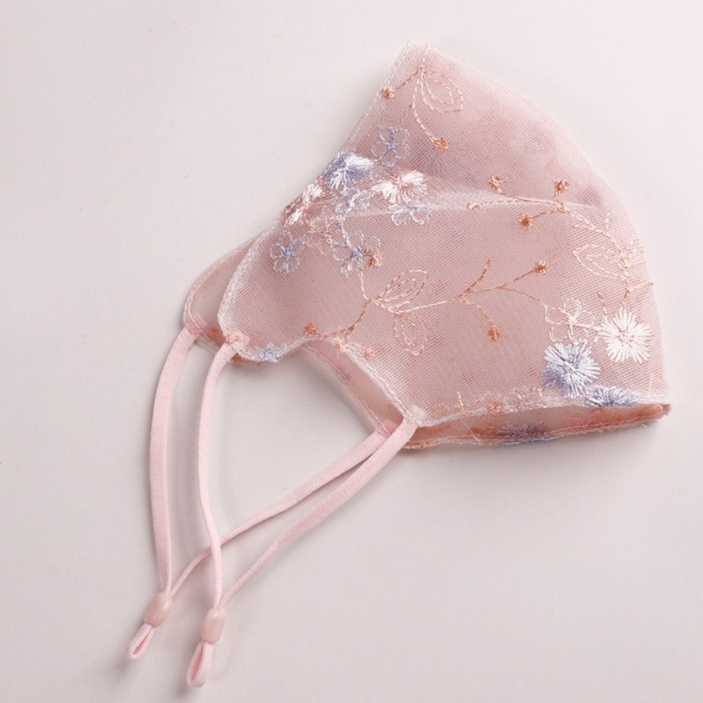 Classical Embroider Flower Vei - Cloth Face Mask Washable review and price