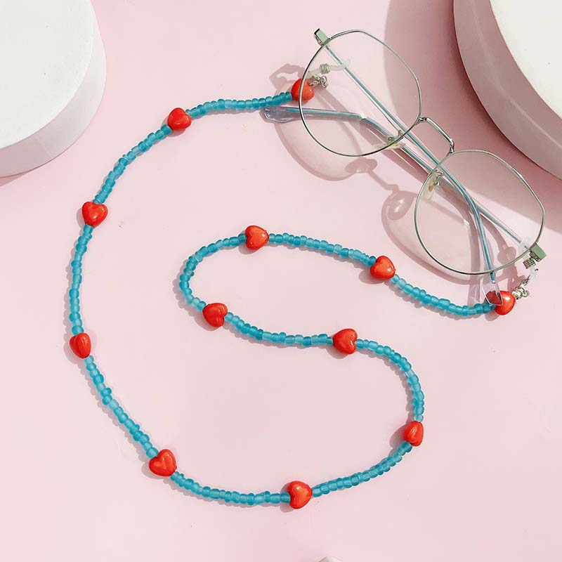 Trendy Peach Heart Anti Slip R - Mask Chain Holder review and price
